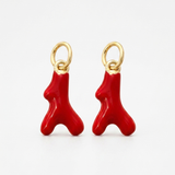 Red Coral Charm Pair | Limited Edition