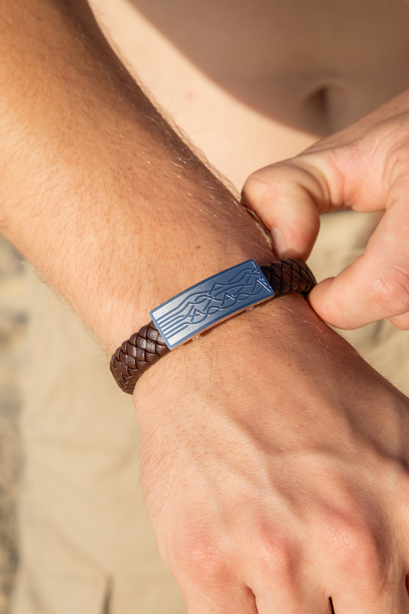 Leather Braided Bracelet